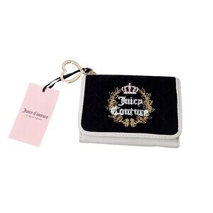NWT Authentic Juicy Couture Royal Couture Black Wallet